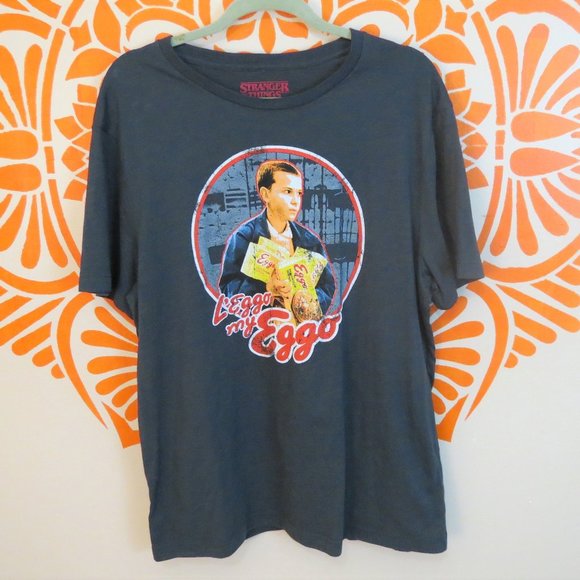 Stranger Things Other - Stranger Things Eggo Gray T-Shirt XL